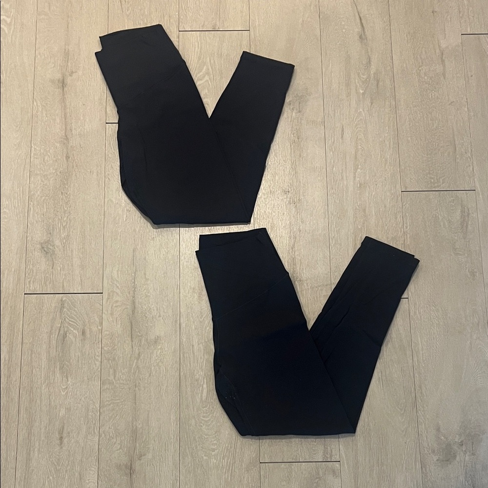 aerie Black High-Waist Leggings (Pair)